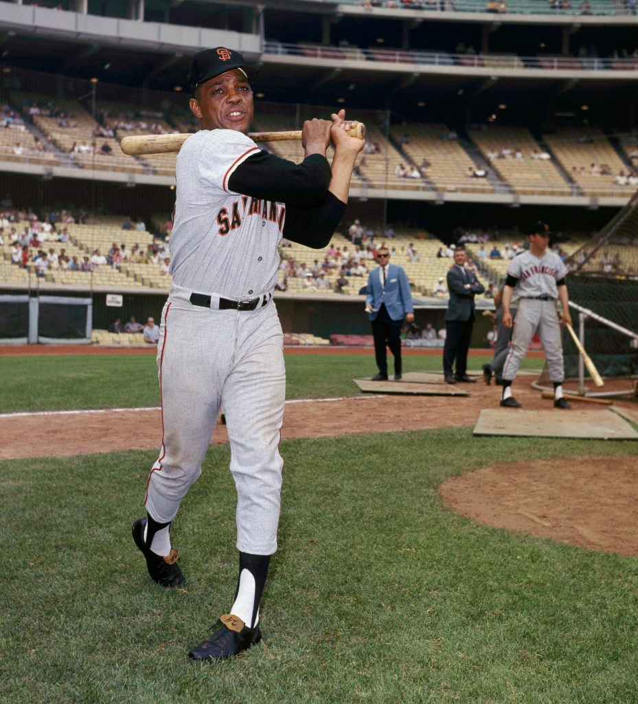 San Francisco Giants center fielder Willie Mays of the San Francisco Giants is shown in 1966.