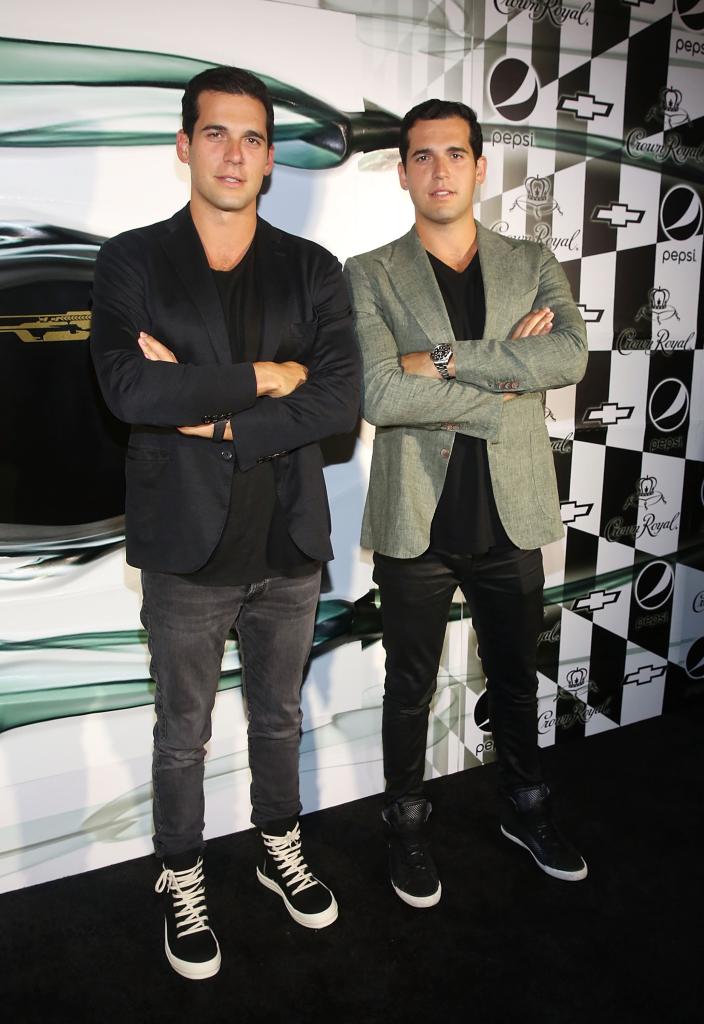 Oren and Alon Alexander attends Jeff Gordon's Last Lap  on November 22, 2015 at The Villa, Casa Casuarina in Miami Beach, Florida. 