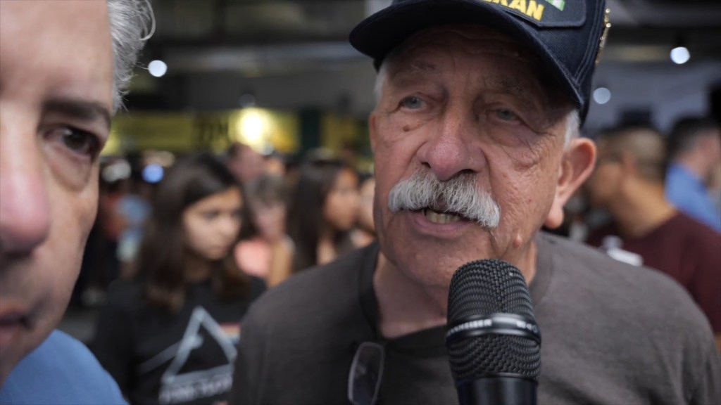 One who has is Tom Armstrong, a 22-year Marine Corps vet whose service began in Vietnam in 1968. He said he’d again vote for the ex-president, as he did in 2020, citing Biden’s veracity — or lack thereof.