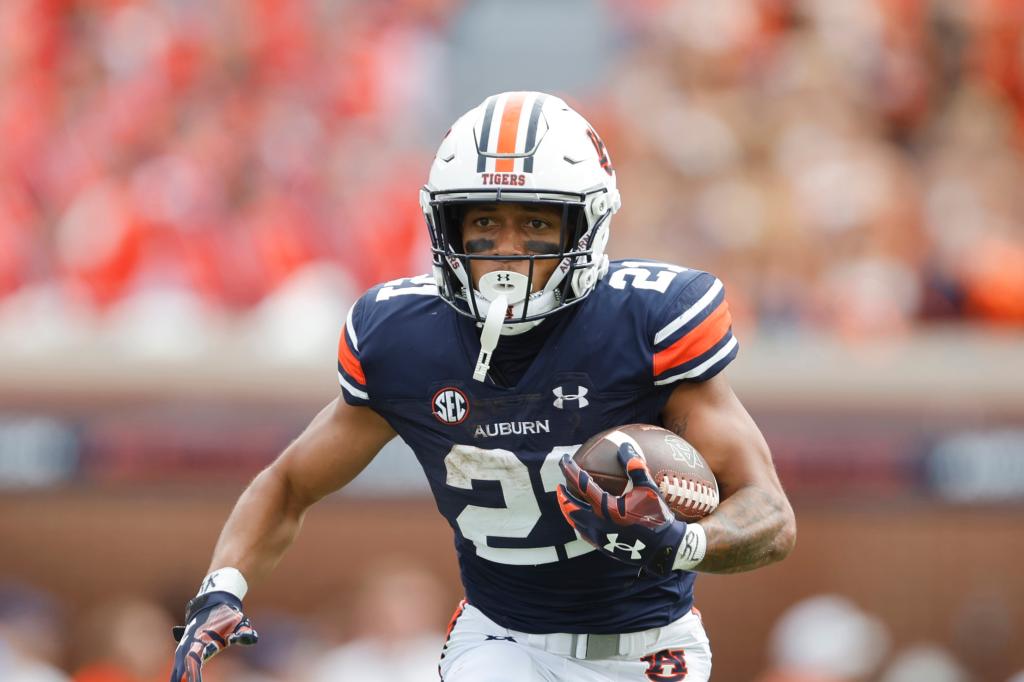 Auburn running back Brian Battie is moving in a "positive direction."