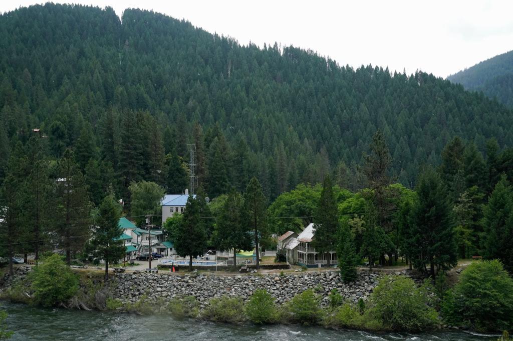 Homes in the city of Downieville, Calif