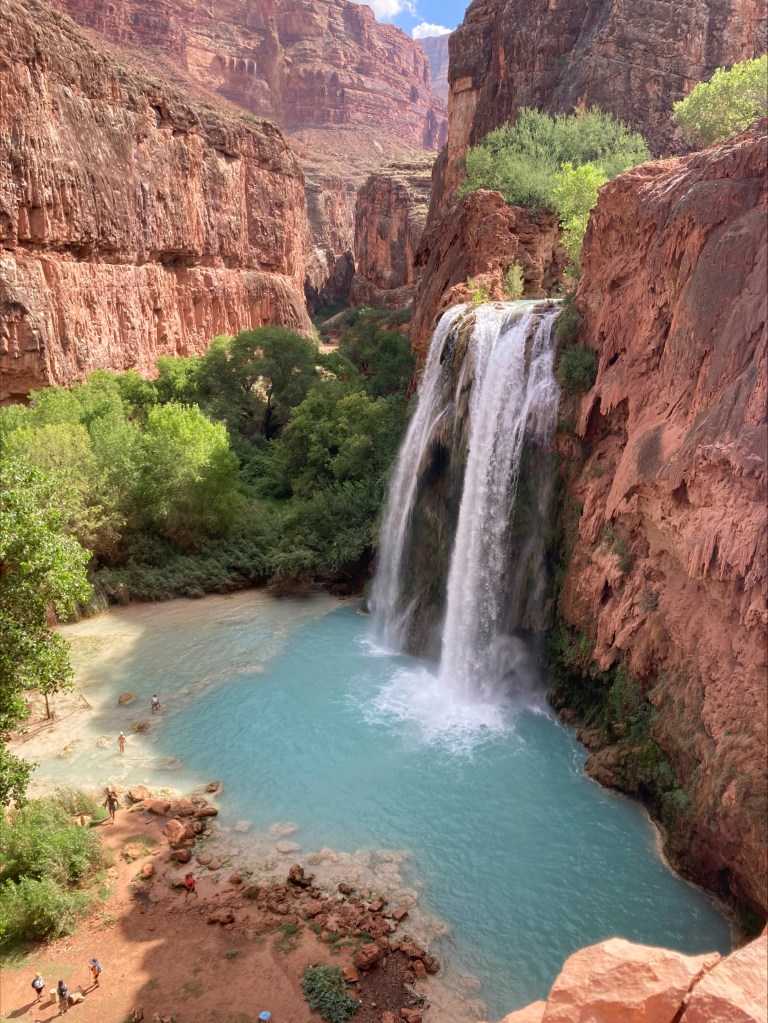 Waterfall on the Havasupai reservation