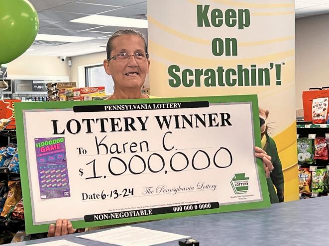 The lottery ticket was worth $1 million.