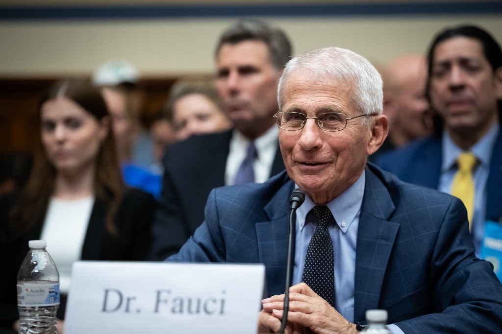 Dr. Anthony Fauci, former Director of the National Institute of Allergy and Infectious Diseases, testifies before the House Select Committee on the Coronavirus, Washington, DC, June 3, 2024.