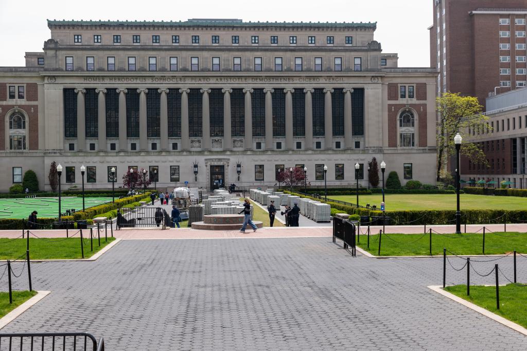 Columbia University campus building.