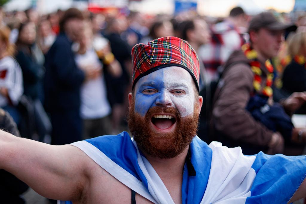 A Scottish soccer fan.