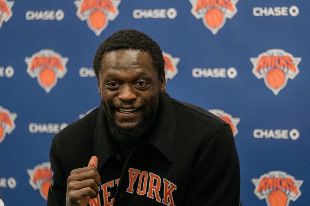 Julius Randle missed the Knicks' playoff run because of injury in 2024.