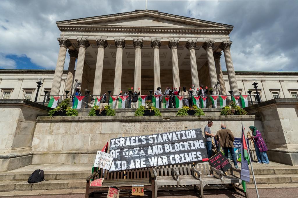 UCLA pro-Palestinian protest