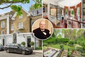 Winston Churchill's London home hits the market for $24.8 million.