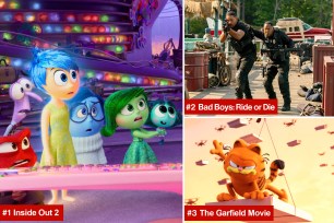 Inside Out 2, Bad Boys: Ride or Die, The Garfield Movie