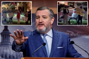 Republican Texas Sen. Ted Cruz remains unbowed in his support for Israel despite nearly two dozen anti-Israel protests staged outside the Houston-area home he shares with his wife and their two children.