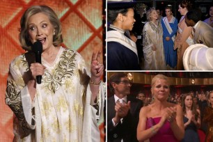 Hillary Clinton quips about losing 2016 election at Tony Awards -- but joke falls flat