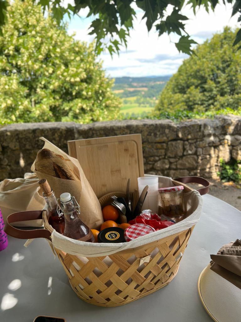 picnic lunch at Camp Chateau