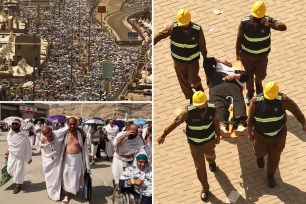 This year's hajj.