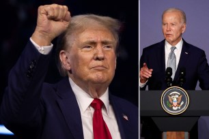 Donald Trump and Joe Biden