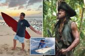Surfing legend and 'Pirates Of The Caribbean' actor Tamayo Perry killed in shark attack in Hawaii