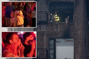 A 77-year-old woman and 73-year-old man were found inside their apartment on the top floor of the 6-story building as firefighters responded to the three-alarm blaze on West 178th Street near Broadway in Washington Heights around 1:45 a.m., according to the FDNY and NYPD. 