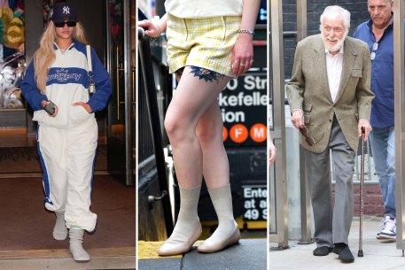 A collage of people posing for the camera, including celebrity Dick Van Dyke