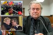 Steve Bannon, Donald Trump and Capitol riot