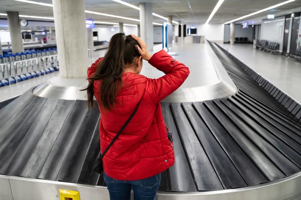 A woman was shocked to learn where here lost luggage had been discovered. 