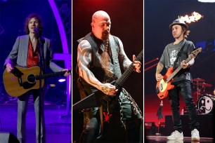 Beck (L), Slayer frontman Kerry King and Fallout Boy icon Pete Wentz will all rock out at the 2024 Riot Fest.