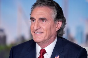 North Dakota Gov. Doug Burgum, is interviewed on FOX News Sunday, anchored by Shannon Bream, Sunday, June 16, 2024.