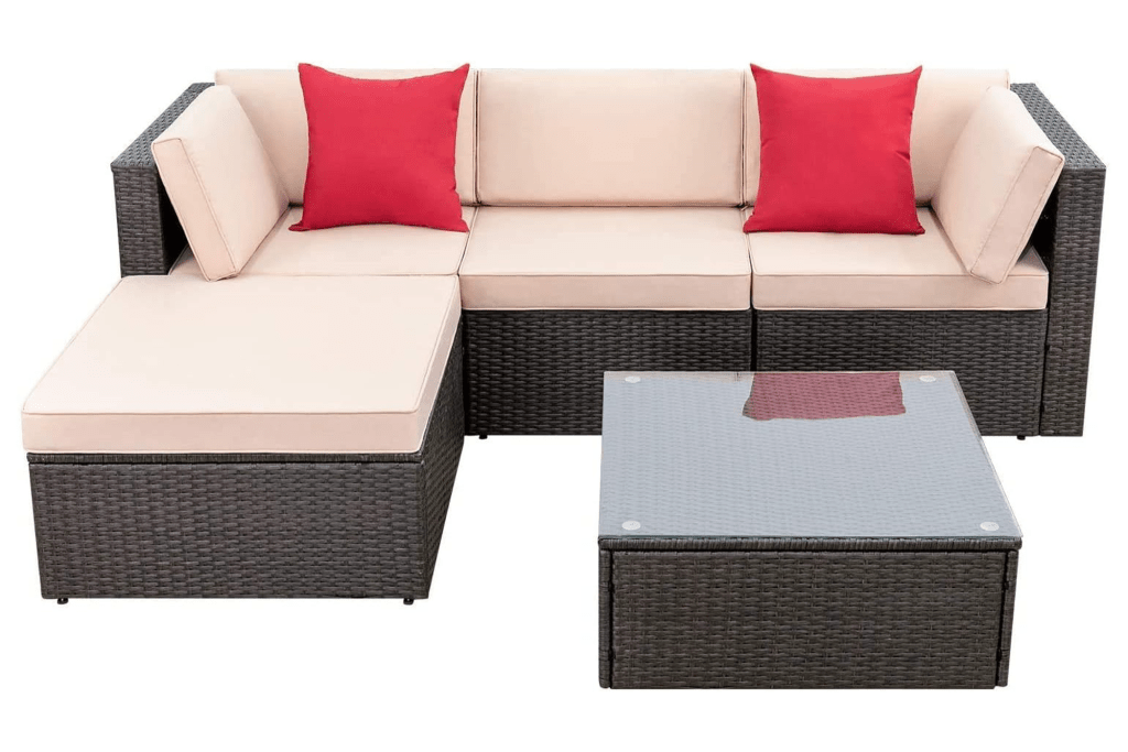 Devoko 5-Piece Outdoor Patio Set