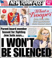 June 16, 2024 New York Post Front Cover