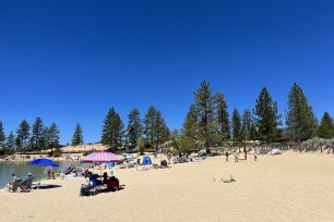 A Lake Tahoe beach is pushing back against overcrowding with a reservation system.