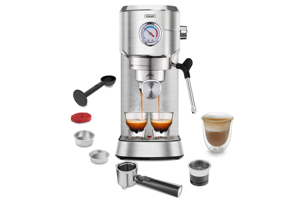 Gevi Espresso Machine with Milk Frother