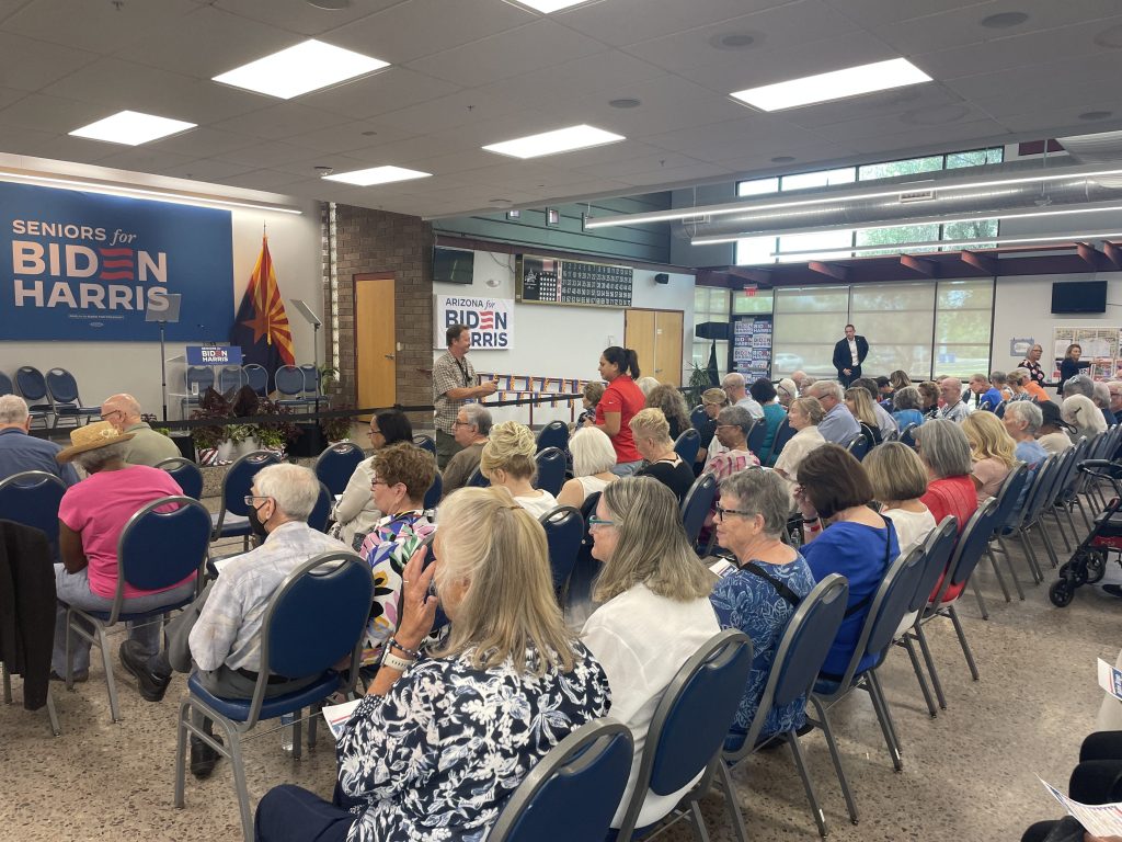 Phoenix is just one stop on the first lady's "Seniors for Biden-Harris" tour.