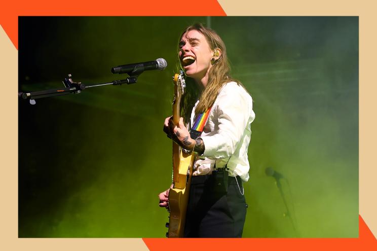 Julien Baker rocks out in concert.