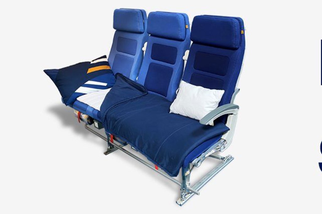 Lufthansa also has an offering for couch style seating.
