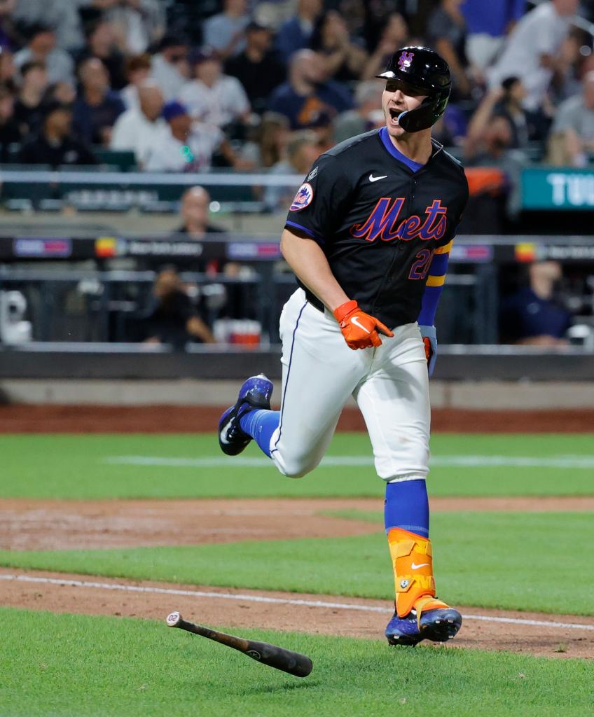 Pete Alonso put the Mets up with a homer.