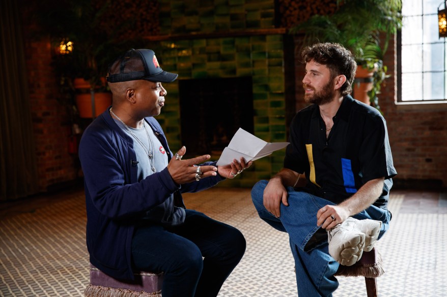 Platt sitting down for an interview with The Post in the Bowery Hotel.