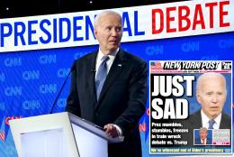 Biden's candidacy in doubt after weak, frozen debate performance against Trump leaves Dems in 'aggressive panic'