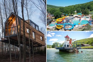 Exterior side by sides of fun in the Catskills.