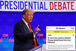 Er, liberal swing-state newspaper calls on Trump to bow out after debate