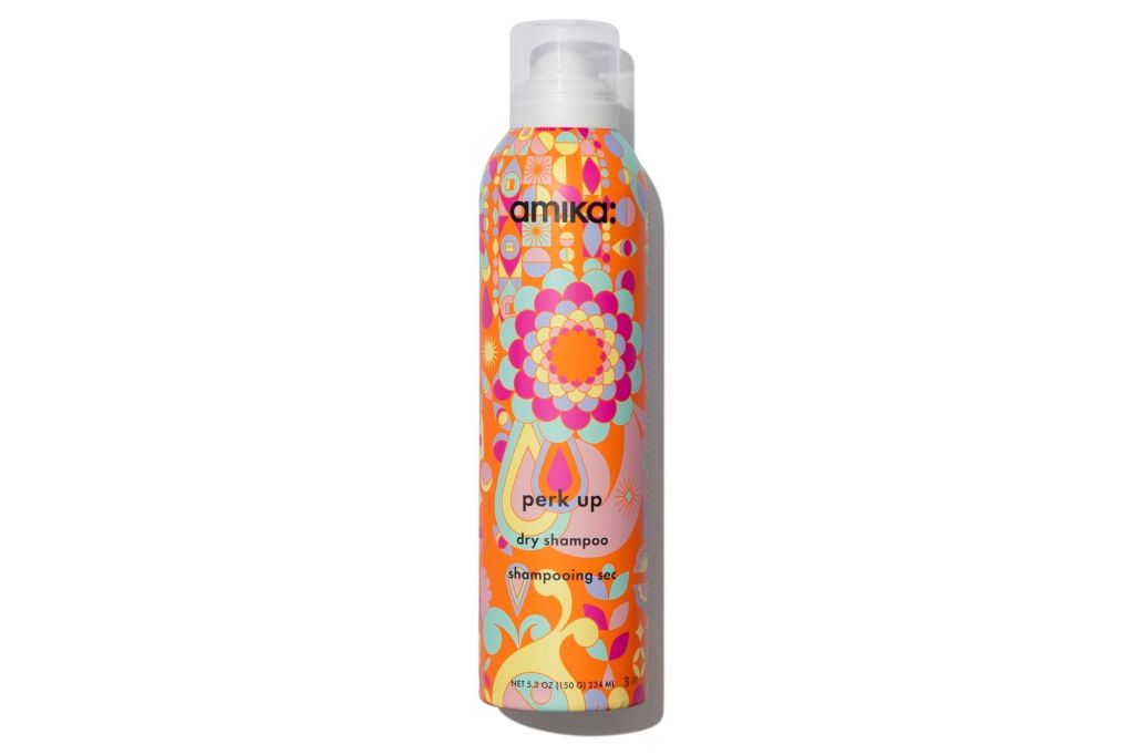 A bottle of dry shampoo spray