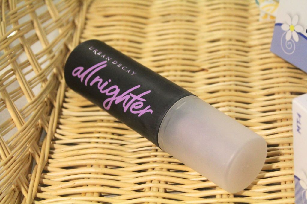 A bottle of Urban Decay facial primer