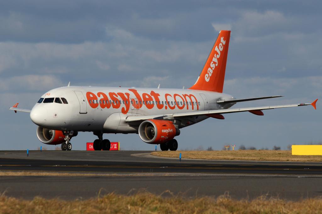 An EasyJet plane.