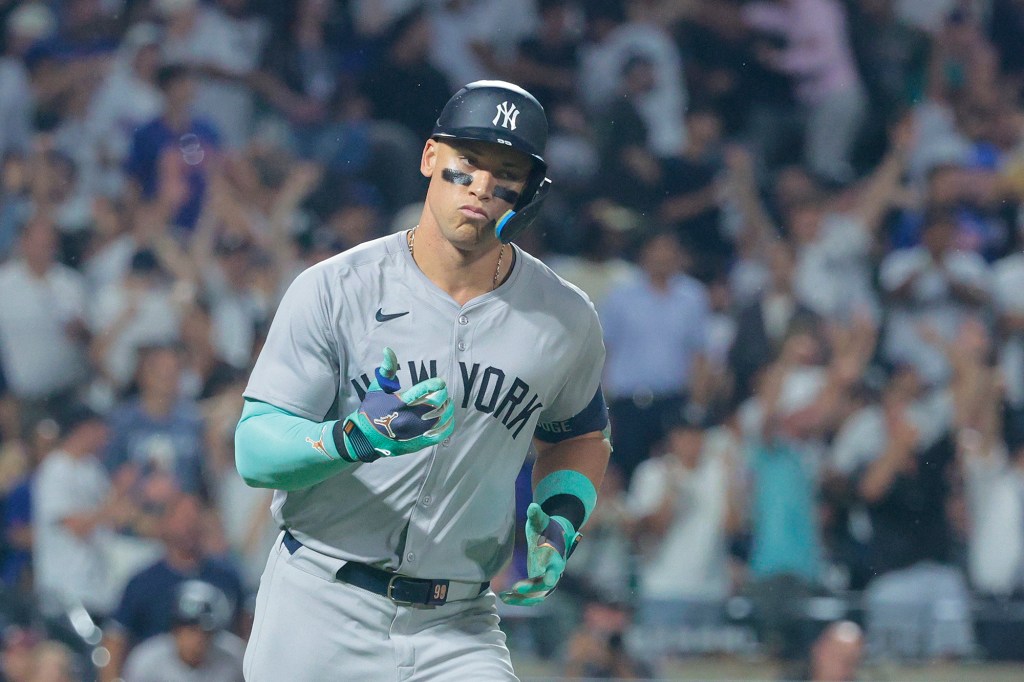 Aaron Judge has hit 30 homers for the Yankees to start the 2024 season.