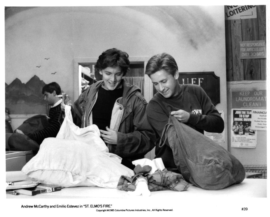 Andrew McCarthy and Emilio Estevez. 