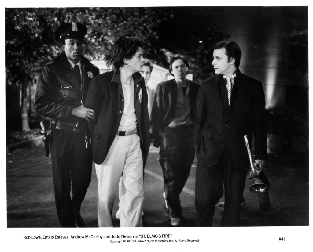 Rob Lowe,Emilio Estevez, Andrew McCarthy and Judd Nelson