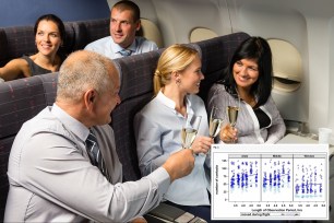 Georgia researchers have discovered the section of the aircraft where travelers are the least susceptible to germs.