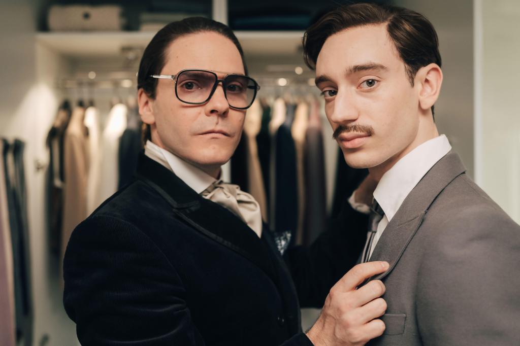 Daniel Bruhl as Karl Lagerfeld. 