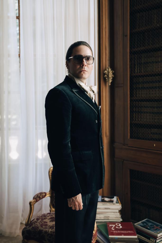 Daniel Bruhl in "Becoming Karl Lagerfeld." 