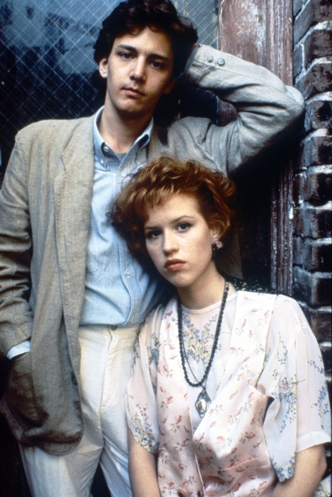 Andrew McCarthy and Molly Ringwald in "Pretty in Pink"