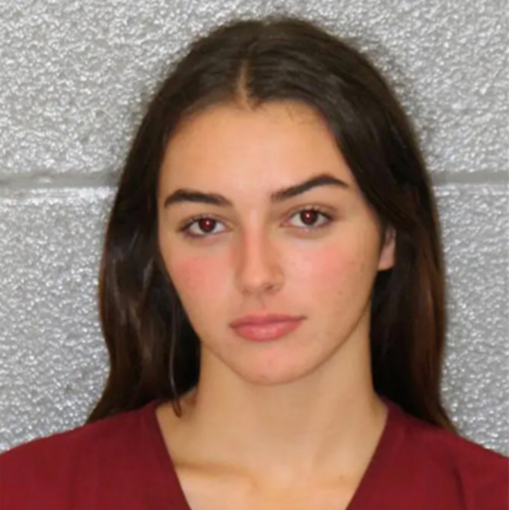 Angie Harmon's daughter, Avery Sehorn, was arrested June 6 in North Carolina.Mecklenburg County Sheriff)