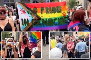 Philly Pride Parade/ Anti-Israel protesters